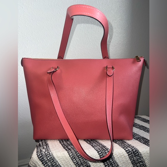 NWOT pink Coach Gallery Tote Bag with matching zippered Wallet - Picture 6 of 14